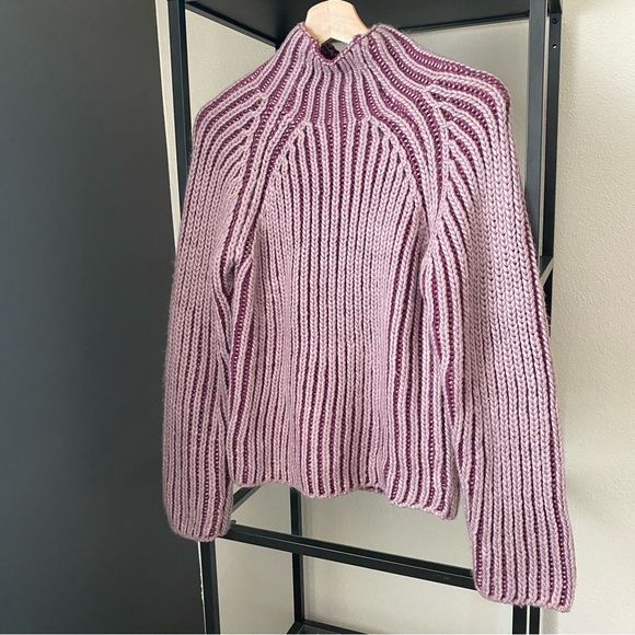 NWT Steve Madden Terra Chunky Knit Mockneck Sweater - Picture 3 of 7